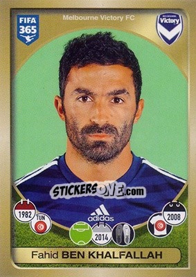 Cromo Fahid Ben Khalfallah - FIFA 365: 2016-2017 - Panini