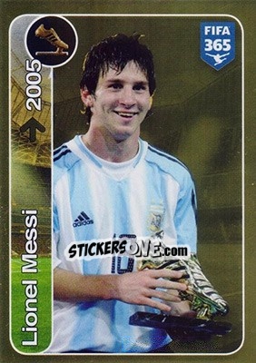Sticker Lionel Messi (FC Barcelona) - FIFA 365: 2016-2017 n. 464 - Panini