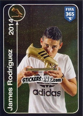 Sticker James Rodríguez (Real Madrid CF) - FIFA 365: 2016-2017 n. 467 - Panini