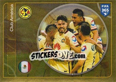 Sticker Club América team - FIFA 365: 2016-2017 - Panini