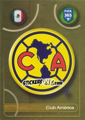 Figurina Club América logo - FIFA 365: 2016-2017 - Panini