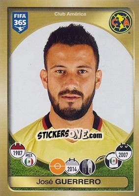 Figurina José Guerrero - FIFA 365: 2016-2017 - Panini