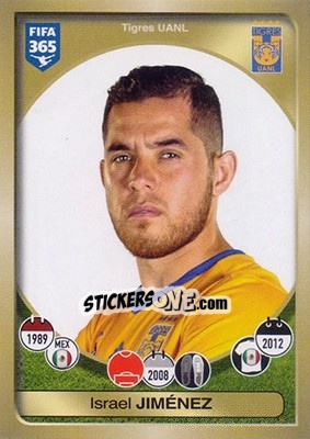 Figurina Israel Jiménez - FIFA 365: 2016-2017 - Panini