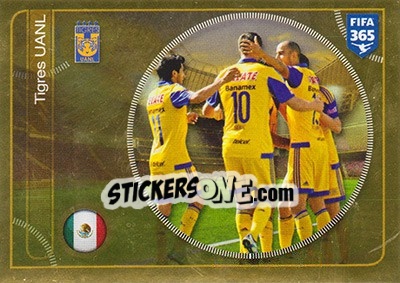 Sticker Tigres UANL team - FIFA 365: 2016-2017 - Panini