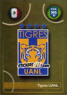 Cromo Tigres UANL logo - FIFA 365: 2016-2017 - Panini