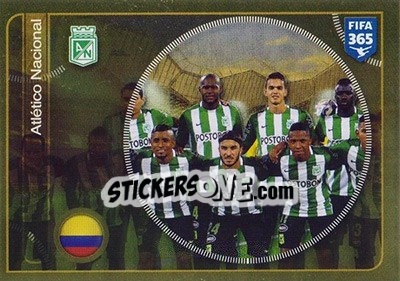 Sticker Atlético Nacional team - FIFA 365: 2016-2017 - Panini