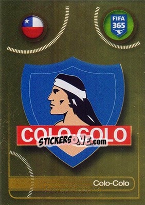 Sticker Colo-Colo logo - FIFA 365: 2016-2017 n. 521 - Panini