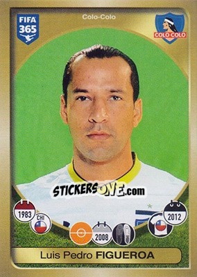 Figurina Luis Pedro Figueroa - FIFA 365: 2016-2017 - Panini