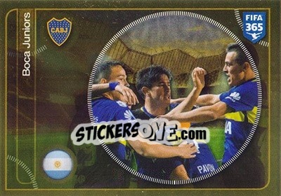 Sticker Boca Juniors team - FIFA 365: 2016-2017 - Panini