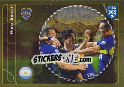 Cromo Boca Juniors team - FIFA 365: 2016-2017 - Panini