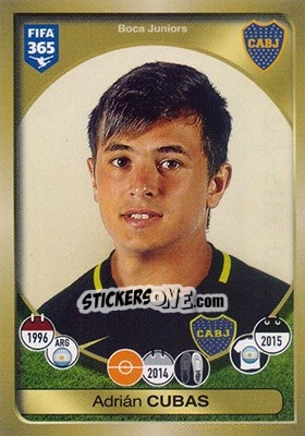 Sticker Adrián Cubas - FIFA 365: 2016-2017 - Panini