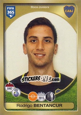 Sticker Rodrigo Bentancur - FIFA 365: 2016-2017 n. 538 - Panini