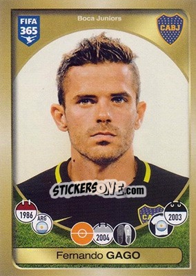 Sticker Fernando Gago - FIFA 365: 2016-2017 - Panini