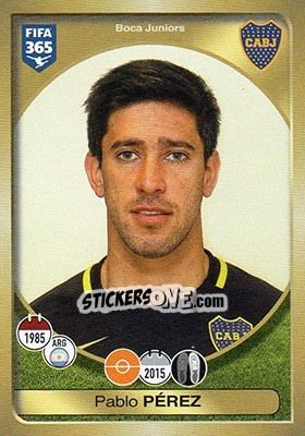 Sticker Pablo Pérez - FIFA 365: 2016-2017 - Panini