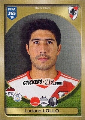 Cromo Luciano Lollo - FIFA 365: 2016-2017 - Panini