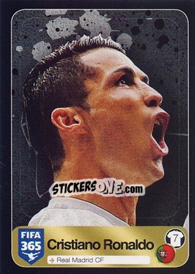 Sticker Cristiano Ronaldo (Real Madrid CF) - FIFA 365: 2016-2017 n. 558 - Panini