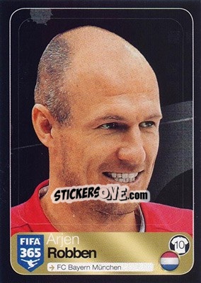 Sticker Arjen Robben (FC Bayern München) - FIFA 365: 2016-2017 n. 560 - Panini