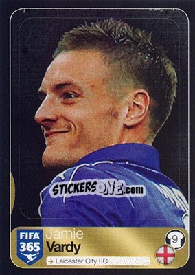 Sticker Jamie Vardy (Leicester City FC) - FIFA 365: 2016-2017 n. 564 - Panini