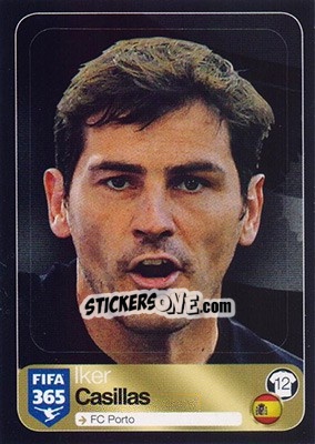 Sticker Iker Casillas (FC Porto) - FIFA 365: 2016-2017 n. 568 - Panini