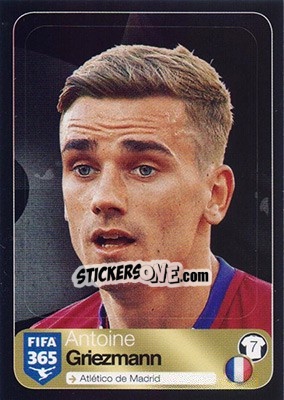 Sticker Antoine Griezmann (Atlético de Madrid) - FIFA 365: 2016-2017 n. 569 - Panini