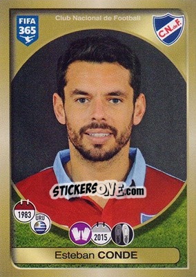 Sticker Esteban Conde - FIFA 365: 2016-2017 - Panini