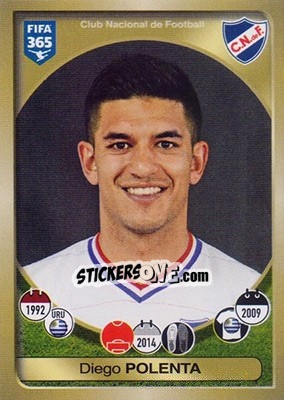 Cromo Diego Polenta - FIFA 365: 2016-2017 - Panini