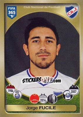 Sticker Jorge Fucile - FIFA 365: 2016-2017 n. 573 - Panini