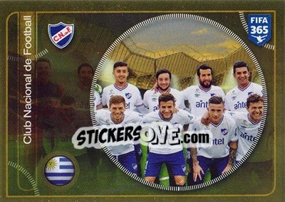 Cromo Club Nacional de Football team - FIFA 365: 2016-2017 - Panini