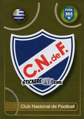 Cromo Club Nacional de Football logo - FIFA 365: 2016-2017 - Panini
