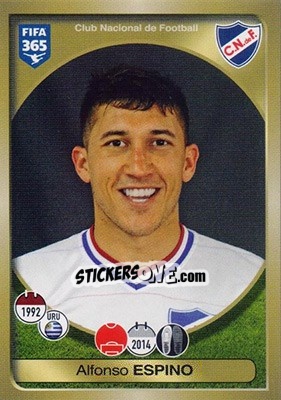 Sticker Alfonso Espino - FIFA 365: 2016-2017 - Panini