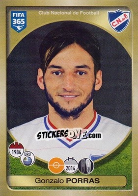 Cromo Gonzalo Porras - FIFA 365: 2016-2017 - Panini