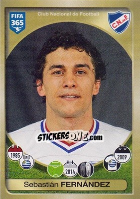 Sticker Sebastián Fernández - FIFA 365: 2016-2017 - Panini