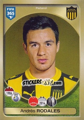 Sticker Andrés Rodales - FIFA 365: 2016-2017 - Panini