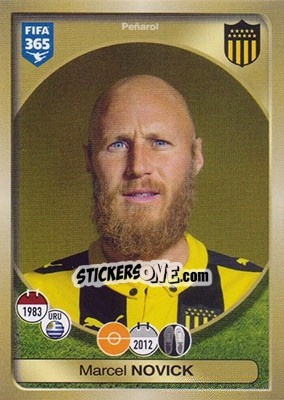 Figurina Marcel Novick - FIFA 365: 2016-2017 - Panini