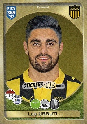 Figurina Luis Urruti - FIFA 365: 2016-2017 - Panini