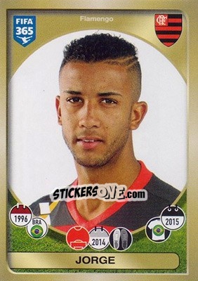 Sticker Jorge - FIFA 365: 2016-2017 - Panini