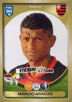 Sticker Márcio Araújo - FIFA 365: 2016-2017 - Panini