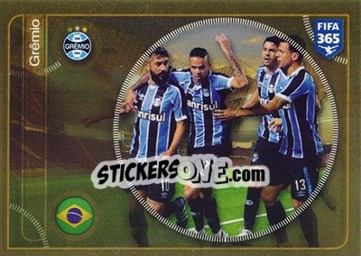 Cromo Grêmio Team - FIFA 365: 2016-2017 - Panini