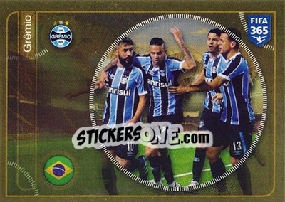 Sticker Grêmio Team - FIFA 365: 2016-2017 n. 616 - Panini