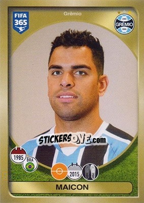 Sticker Maicon - FIFA 365: 2016-2017 n. 621 - Panini