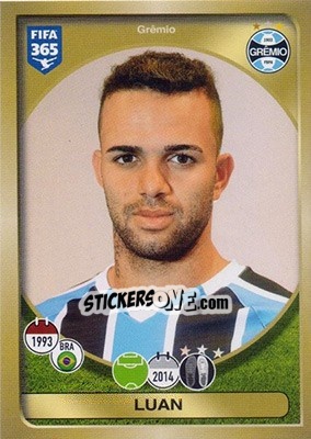 Sticker Luan - FIFA 365: 2016-2017 - Panini