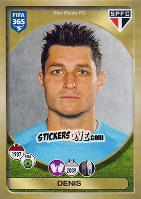 Sticker Denis - FIFA 365: 2016-2017 - Panini