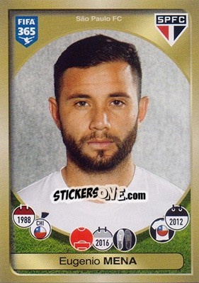 Sticker Eugenio Mena - FIFA 365: 2016-2017 - Panini