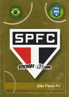 Sticker São Paulo FC logo - FIFA 365: 2016-2017 - Panini