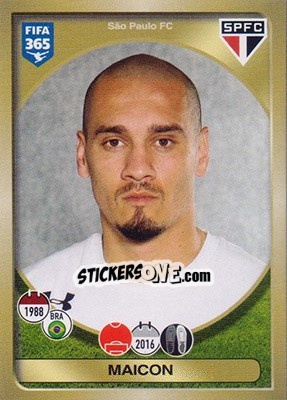 Sticker Maicon - FIFA 365: 2016-2017 n. 632 - Panini