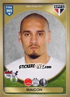 Sticker Maicon - FIFA 365: 2016-2017 - Panini