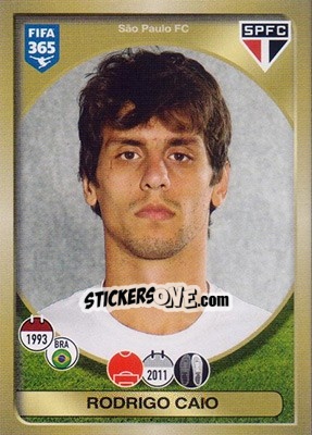 Figurina Rodrigo Caio - FIFA 365: 2016-2017 - Panini