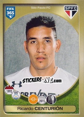 Sticker Ricardo Centurión - FIFA 365: 2016-2017 - Panini