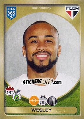 Sticker Wesley - FIFA 365: 2016-2017 - Panini