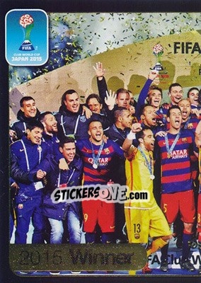 Sticker 2015 Winners (FC Barcelona) - FIFA 365: 2016-2017 - Panini